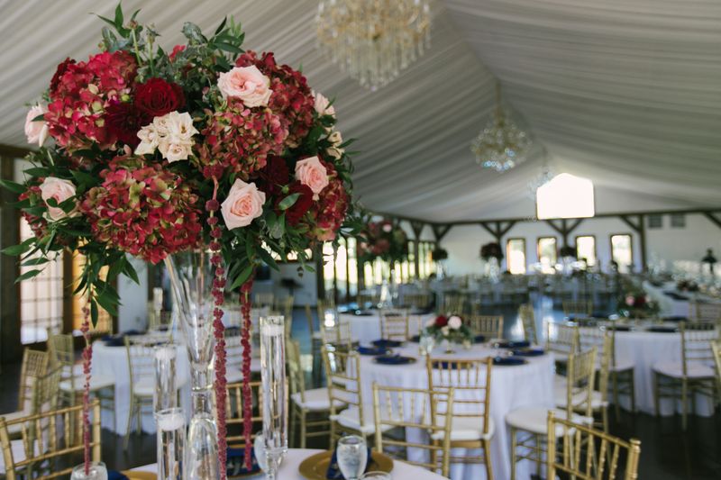 wedding decoration in wedding venue