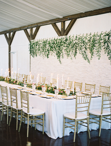 wedding decoration in wedding venue
