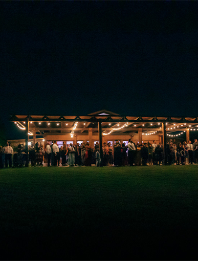 reception at the carriage house